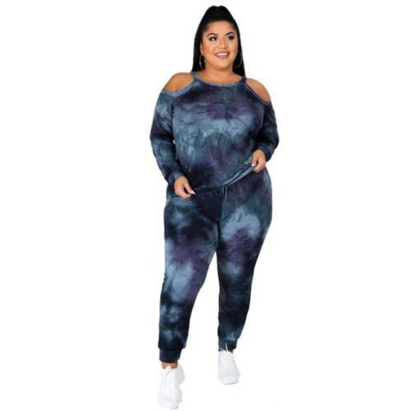 L-3XL Plus Size 2 Piece Set - Picture 1 of 1
